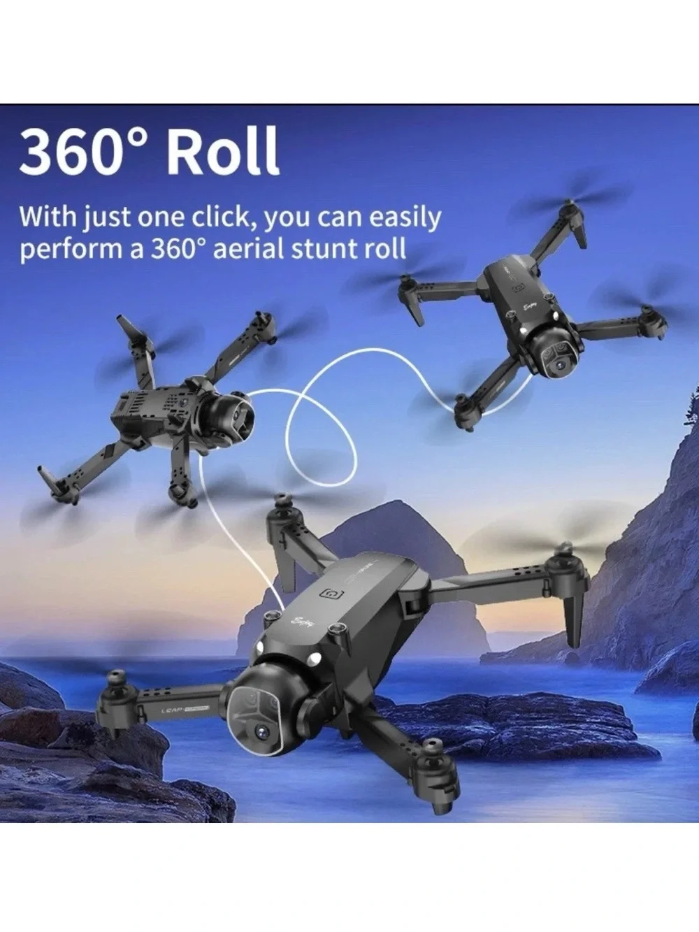 Smart VR COMBO Drone+ VR Glasses Fun Immersive Flying Perfect 4 Gifts & Beginner
